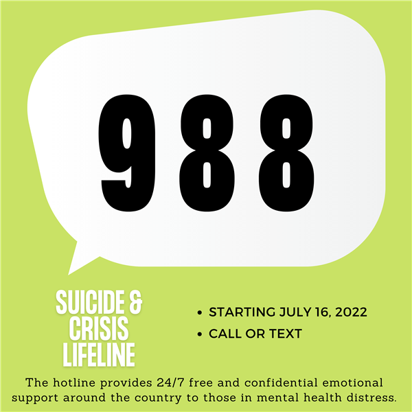 988 Suicide & Crisis Lifeline 988 Suicide & Crisis Lifeline